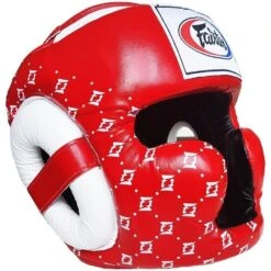 HEADGEAR HEAD GUARD FAIRTEX SUPER SPARRING HG10 - RED