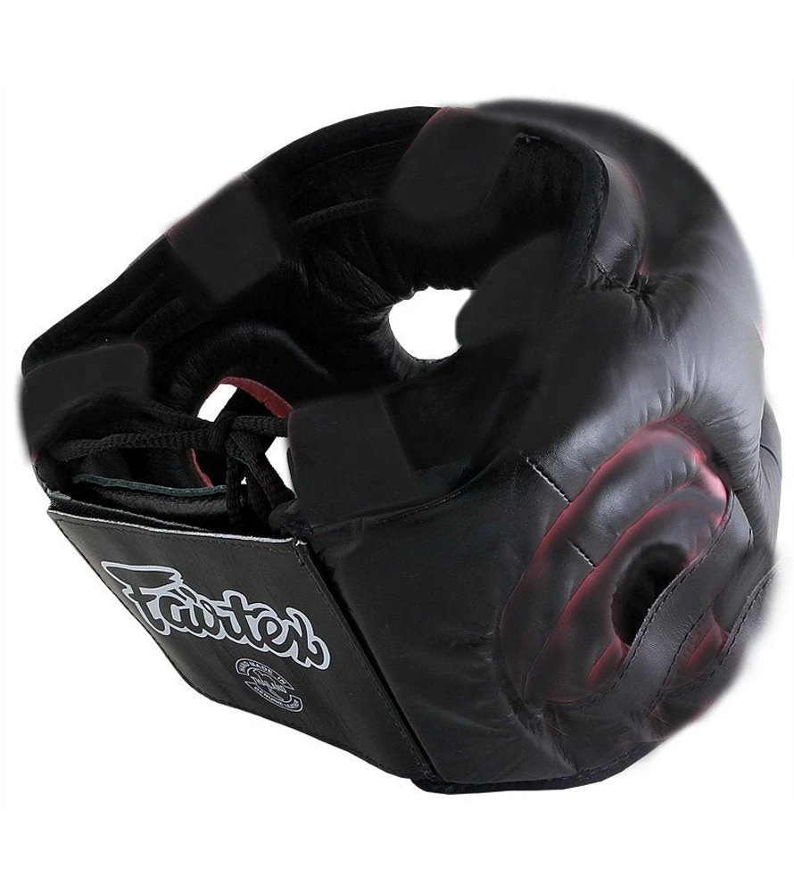 FAIRTEX HEAD GUARDS MUAY DIAGONAL VIEW HG13 - BLACK 4 FAIRTEX HEAD GUARDS MUAY DIAGONAL VIEW HG13 - BLACK - Image 2