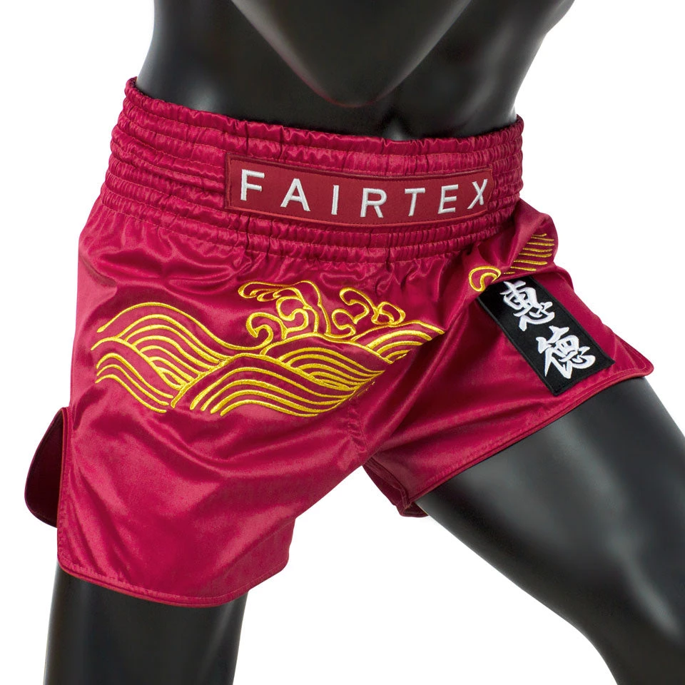 MUAY THAI SHORTS BY FAIRTEX BS1910 GOLDEN RIVER 4 MUAY THAI SHORTS BY FAIRTEX BS1910 GOLDEN RIVER - Image 2