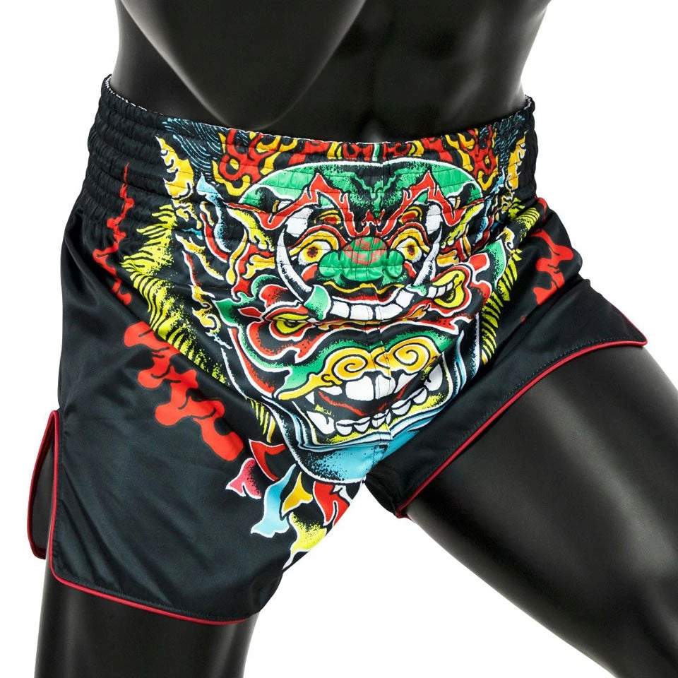 MUAY THAI SHORTS BY FAIRTEX SLIM CUT BS1912 KABUKI 4 MUAY THAI SHORTS BY FAIRTEX SLIM CUT BS1912 KABUKI - Image 2