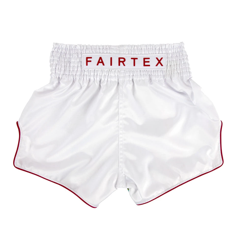 MUAY THAI SHORTS BY FAIRTEX BS1908 WHITE SATORU 7 MUAY THAI SHORTS BY FAIRTEX BS1908 WHITE SATORU - Image 5