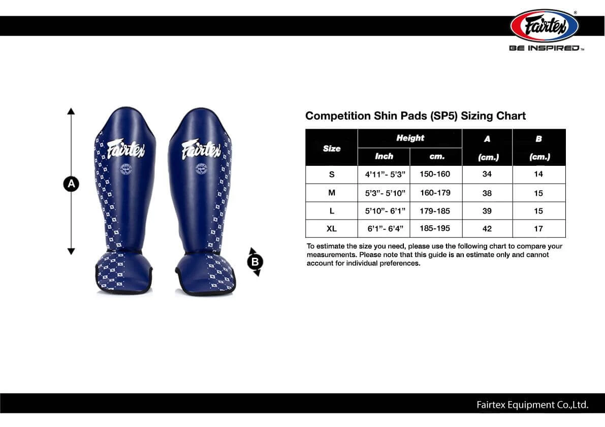 FAIRTEX SHIN GUARDS COMPETITION SP5 - BLACK 5 FAIRTEX SHIN GUARDS COMPETITION SP5 - BLACK - Image 3