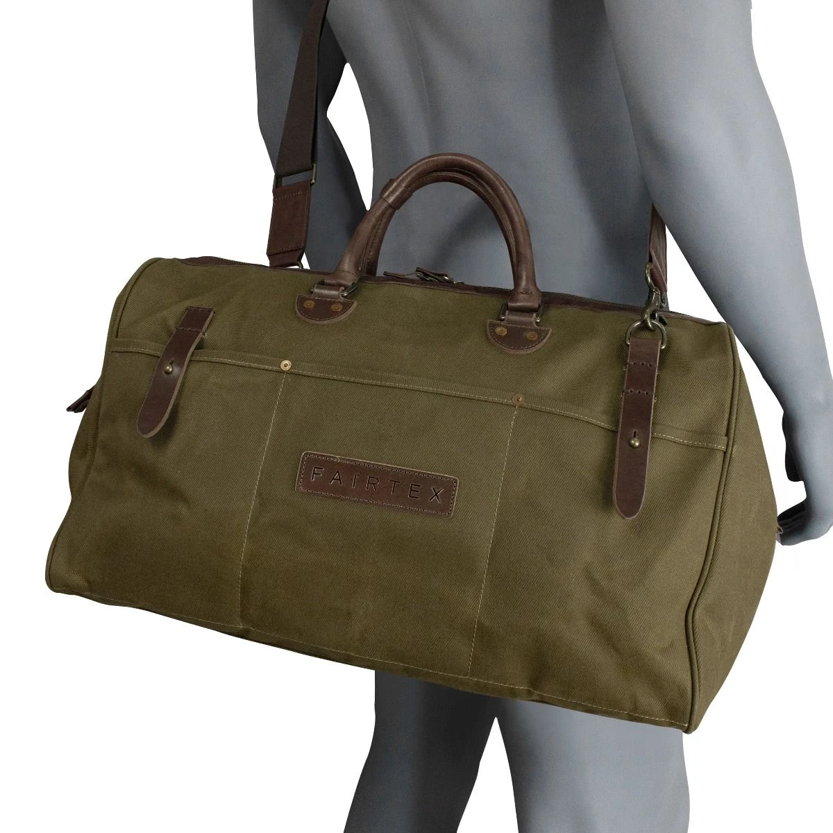 FAIRTEX VINTAGE DUFFEL BAG CANVAS GYM BAG 4 FAIRTEX VINTAGE DUFFEL BAG CANVAS GYM BAG - Image 2