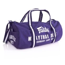 BOXING GLOVES Shop 59 BAG9 Fairtex Purple Retro Style Barrel Bag