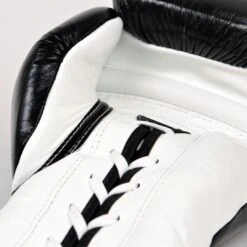 BGL3 Fairtex Black-White Lace-up Sparring Gloves 14 BGL3 Fairtex Black-White Lace-up Sparring Gloves -BOXING GLOVES Shop bgl3 fairtex black white lace up sparring gloves 329549