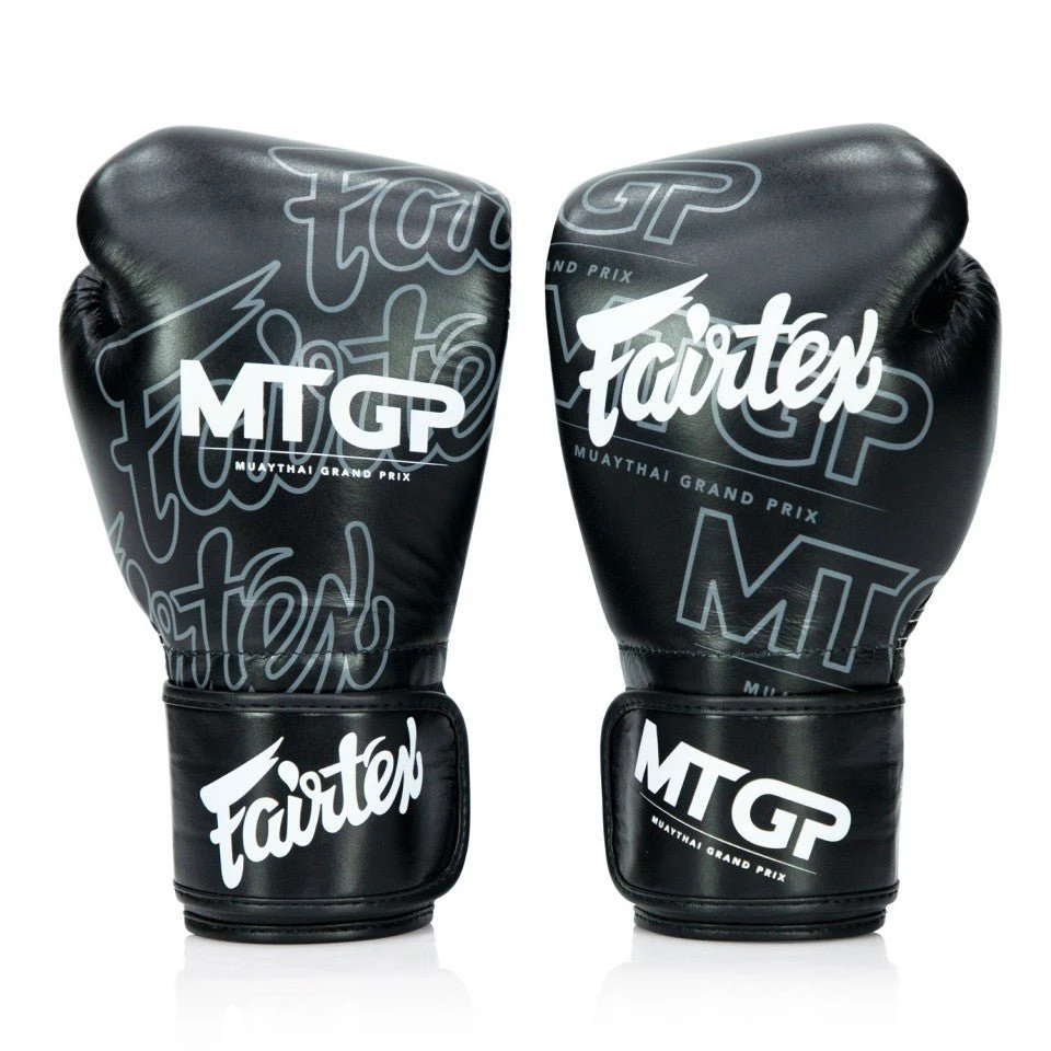 BGV Fairtex X MTGP Black Velcro Boxing Gloves 4 BGV Fairtex X MTGP Black Velcro Boxing Gloves - Image 2