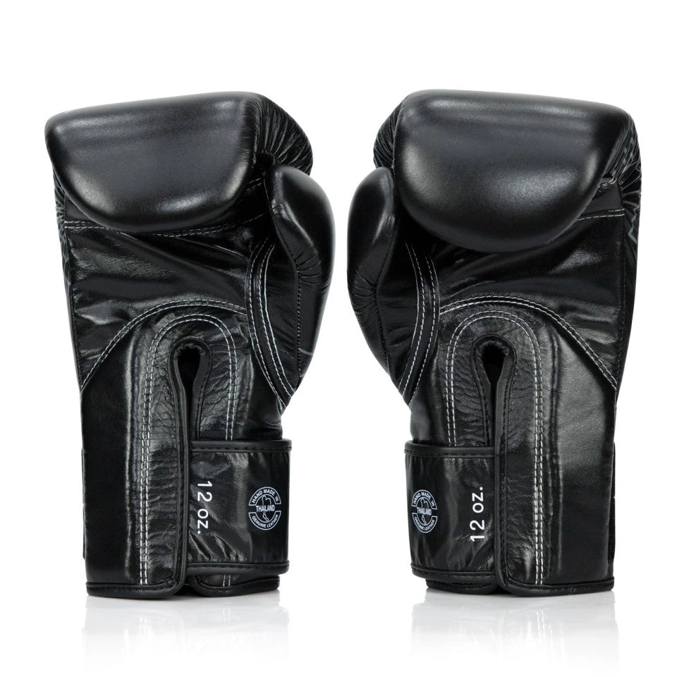 BGV Fairtex X MTGP Black Velcro Boxing Gloves 6 BGV Fairtex X MTGP Black Velcro Boxing Gloves - Image 4