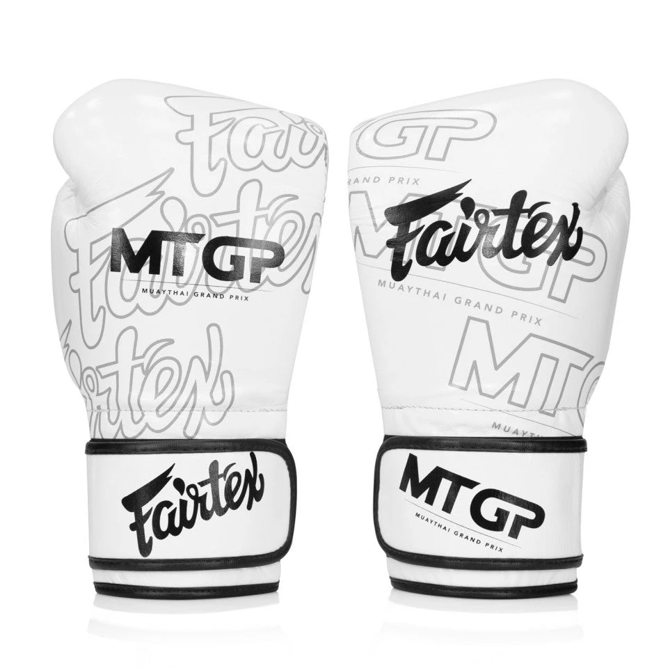 BGV Fairtex X MTGP White Velcro Boxing Gloves 4 BGV Fairtex X MTGP White Velcro Boxing Gloves - Image 2