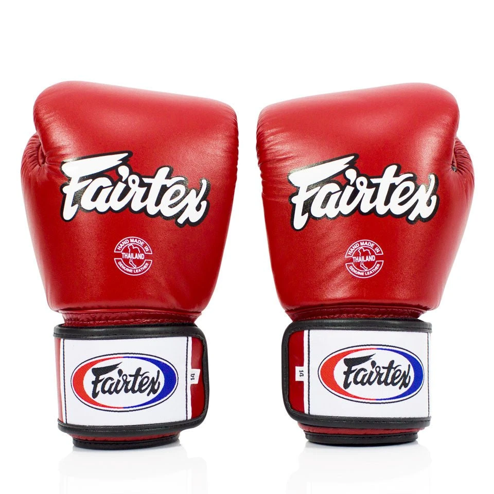BGV1-B Fairtex Red Breathable Gloves 4 BGV1-B Fairtex Red Breathable Gloves - Image 2