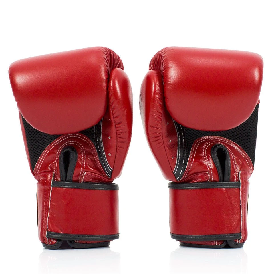 BGV1-B Fairtex Red Breathable Gloves 6 BGV1-B Fairtex Red Breathable Gloves - Image 4