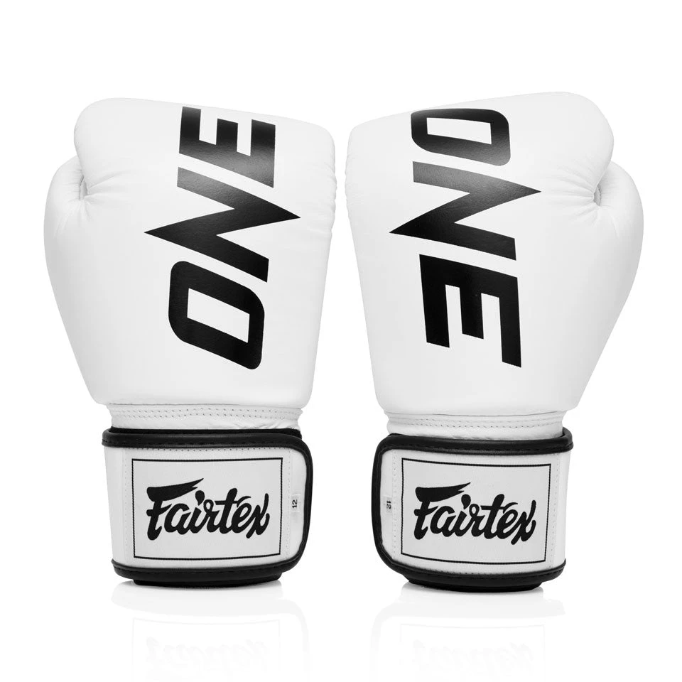BGV1 Fairtex X ONE Championship White Boxing Gloves 5 BGV1 Fairtex X ONE Championship White Boxing Gloves - Image 3