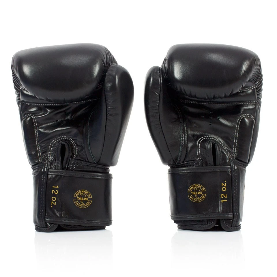 BGV19 Fairtex Black Deluxe Tight-Fit Gloves 6 BGV19 Fairtex Black Deluxe Tight-Fit Gloves - Image 4