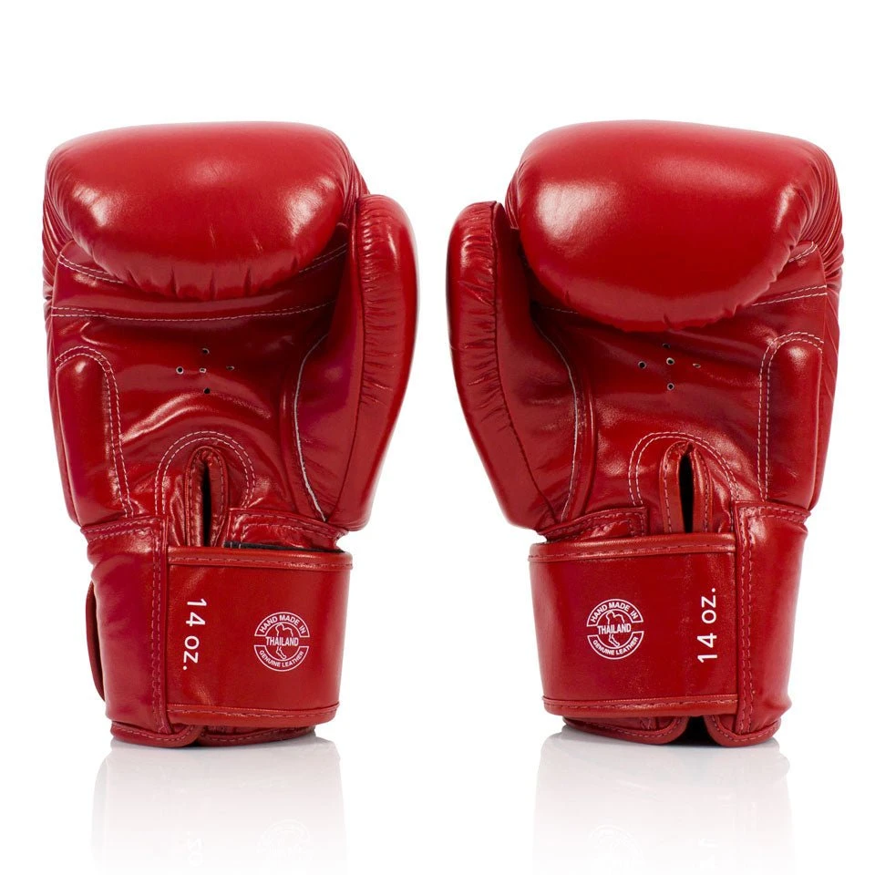 BGV19 Fairtex Red Deluxe Tight-Fit Gloves 6 BGV19 Fairtex Red Deluxe Tight-Fit Gloves - Image 4