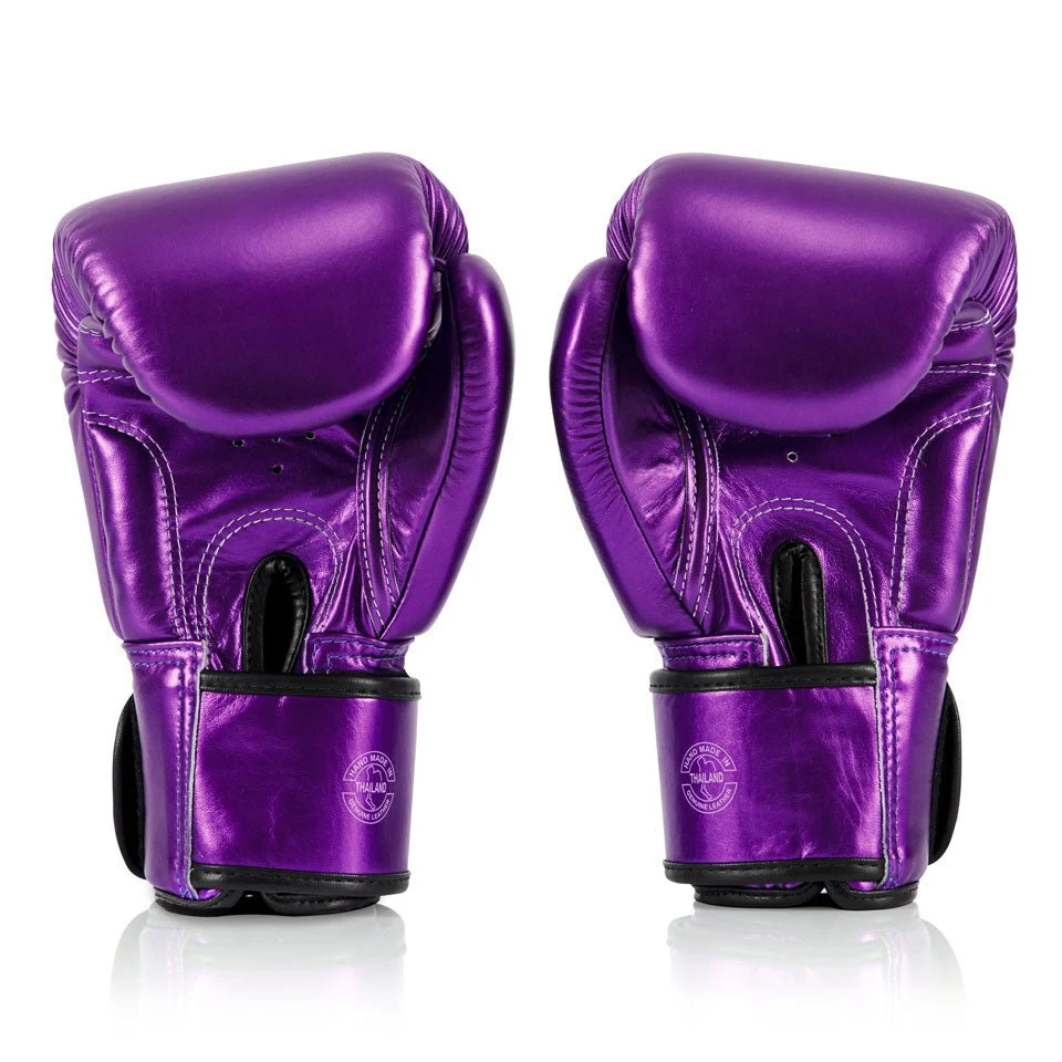 BGV22 Fairtex Metallic Purple Boxing Gloves 6 BGV22 Fairtex Metallic Purple Boxing Gloves - Image 4