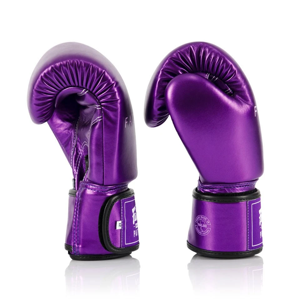BGV22 Fairtex Metallic Purple Boxing Gloves 5 BGV22 Fairtex Metallic Purple Boxing Gloves - Image 3