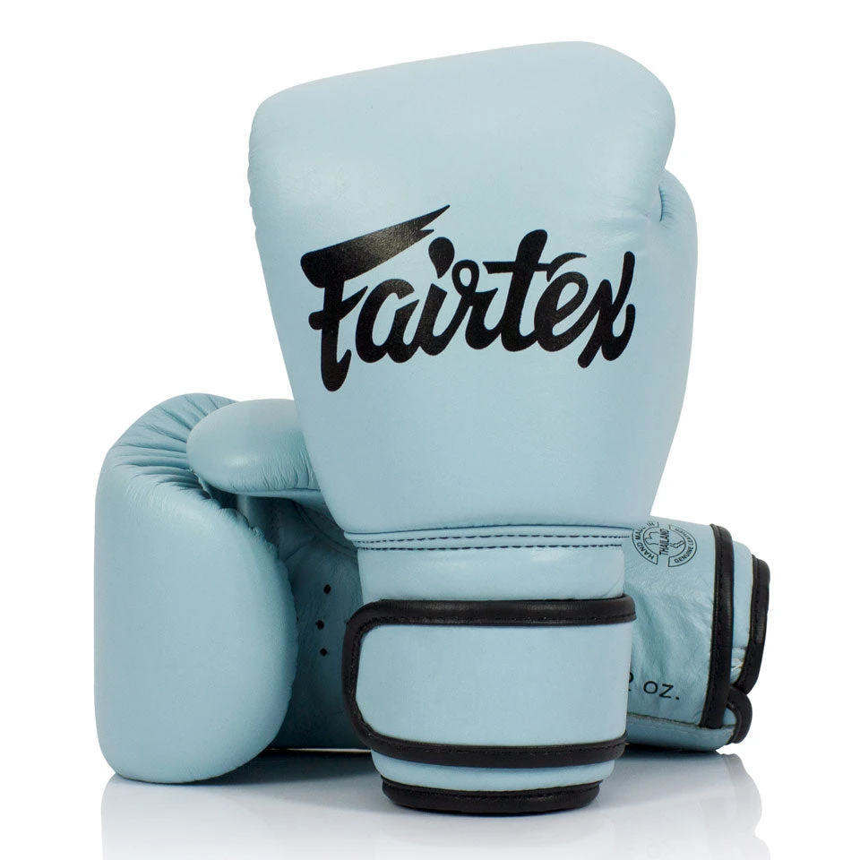 MUAY THAI BOXING GLOVES FAIRTEX PASTEL BLUE - BGV20 3 MUAY THAI BOXING GLOVES FAIRTEX PASTEL BLUE - BGV20