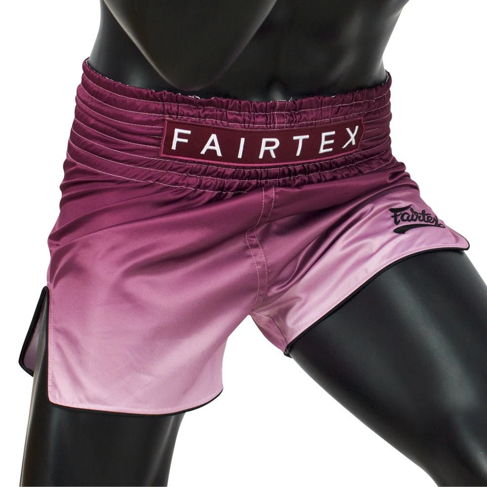 BS1904 Fairtex Maroon Fade Muaythai Shorts 4 BS1904 Fairtex Maroon Fade Muaythai Shorts - Image 2