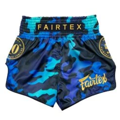 BS1916 Fairtex Golden Jubilee Luster Muaythai Shorts