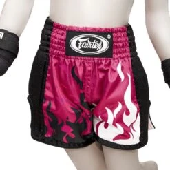 BSK2101 Fairtex Kids Muay Thai Shorts Eternal Flame