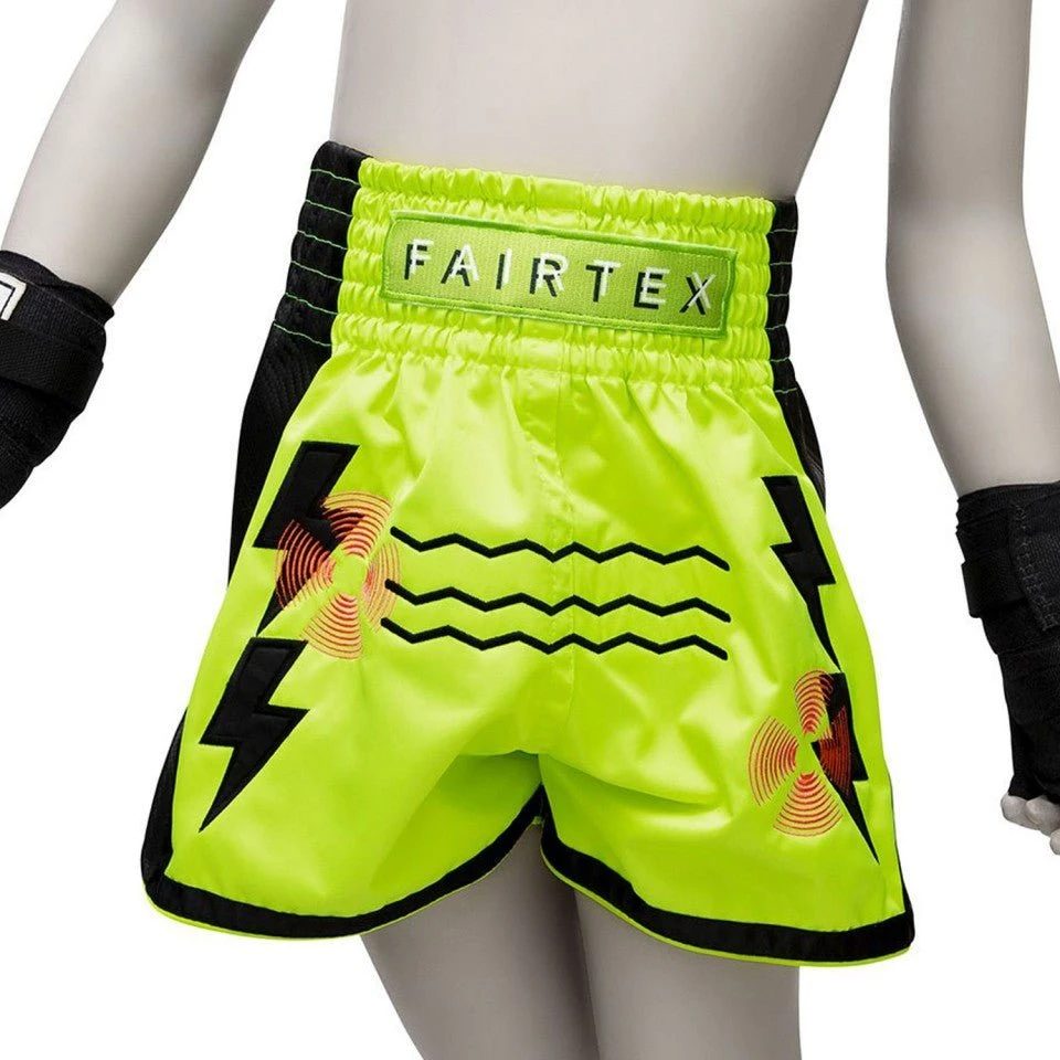 BSK2105 Fairtex Kids Muay Thai Shorts Sonar 3 BSK2105 Fairtex Kids Muay Thai Shorts Sonar