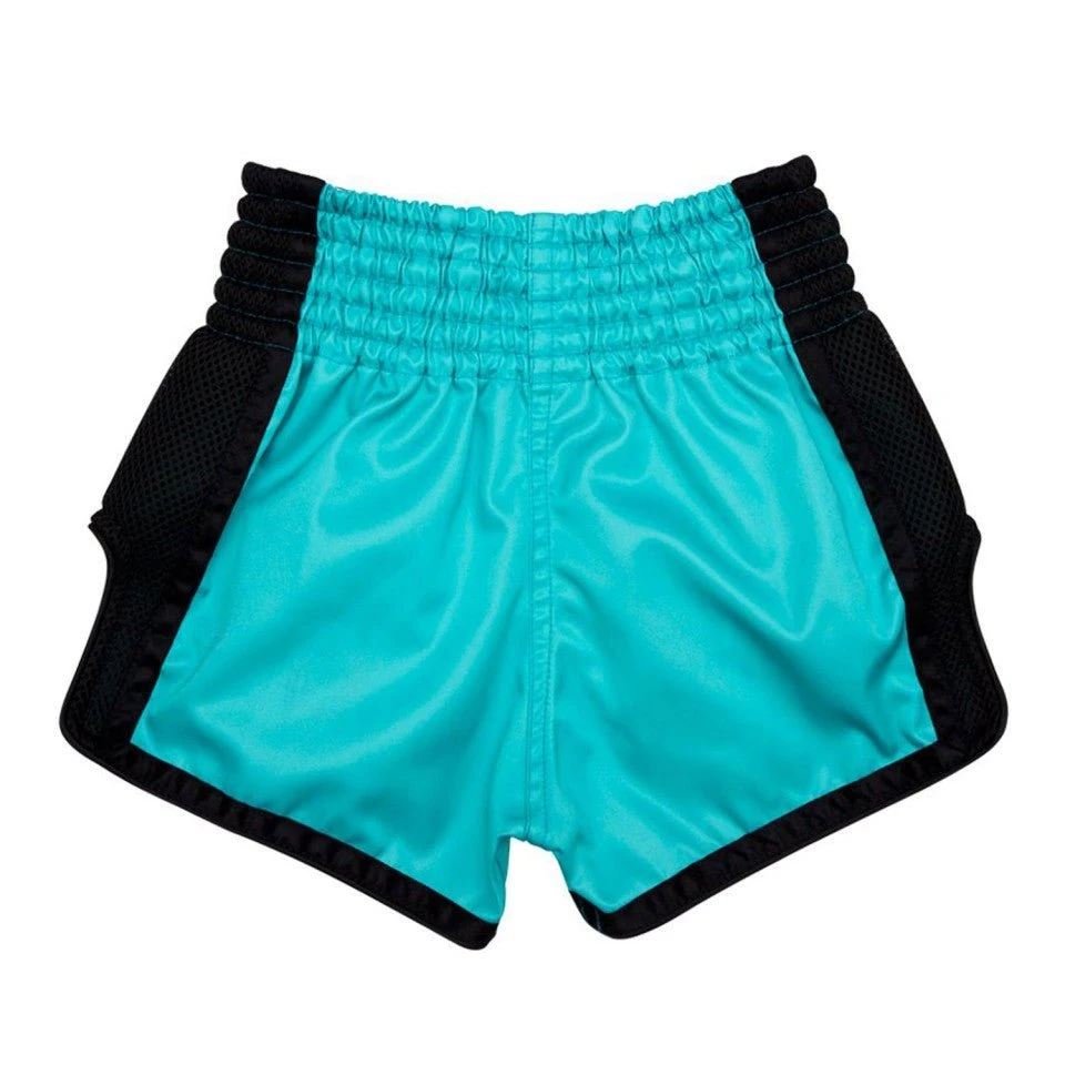 BSK2107 Fairtex Kids Muay Thai Shorts Turquoise 6 BSK2107 Fairtex Kids Muay Thai Shorts Turquoise - Image 4