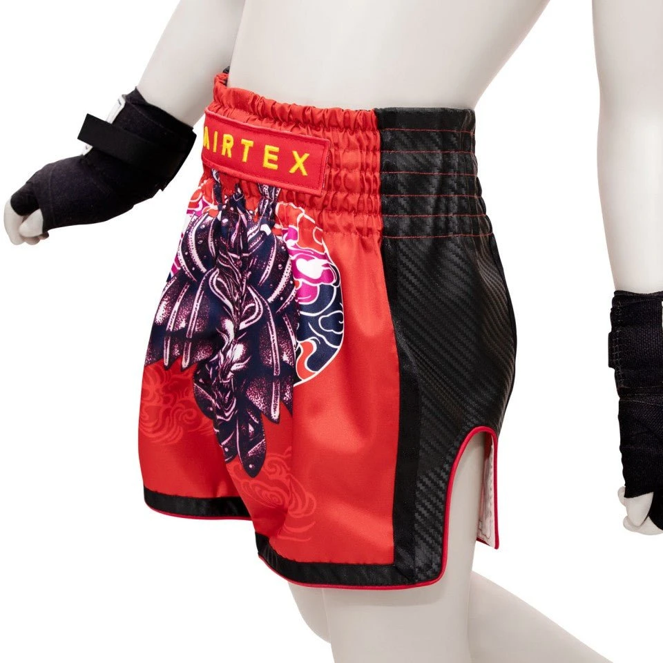 BSK2108 Fairtex Kids Muay Thai Shorts Silent Warrior 4 BSK2108 Fairtex Kids Muay Thai Shorts Silent Warrior - Image 2