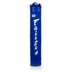 Fairtex 6ft Banana Kick Bag Blue - Filled 45kg