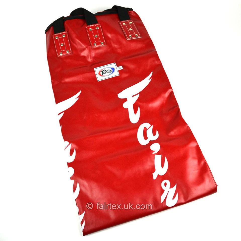 Fairtex 6ft Red Banana Kick Bag - Filled 45kg 4 Fairtex 6ft Red Banana Kick Bag - Filled 45kg - Image 2