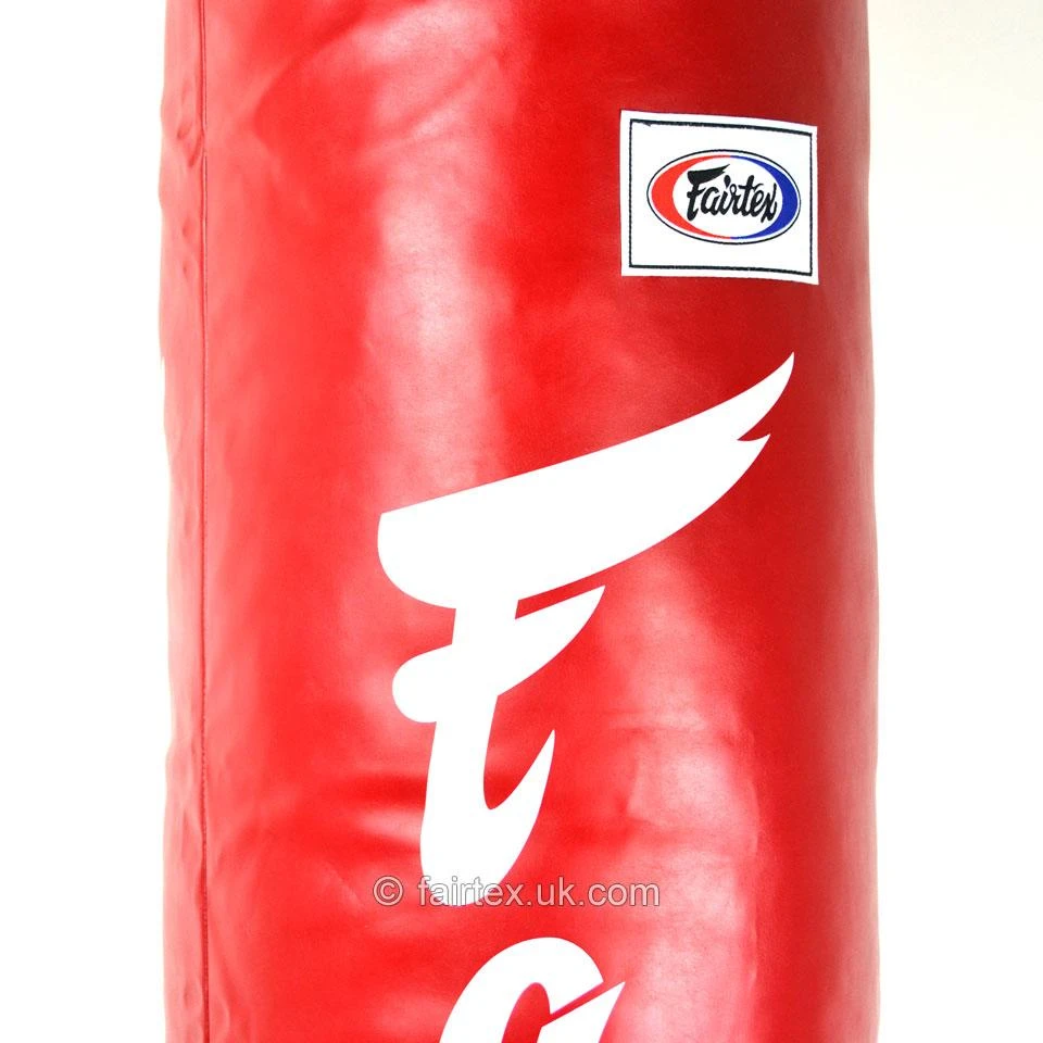 Fairtex 6ft Red Banana Kick Bag - Unfilled 6 Fairtex 6ft Red Banana Kick Bag - Unfilled - Image 4