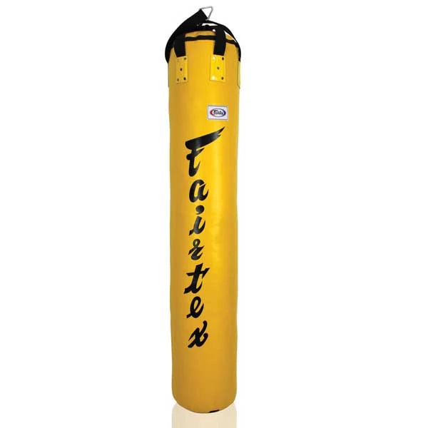 Fairtex 6ft Yellow Banana Kick Bag - Filled 45kg 3 Fairtex 6ft Yellow Banana Kick Bag - Filled 45kg