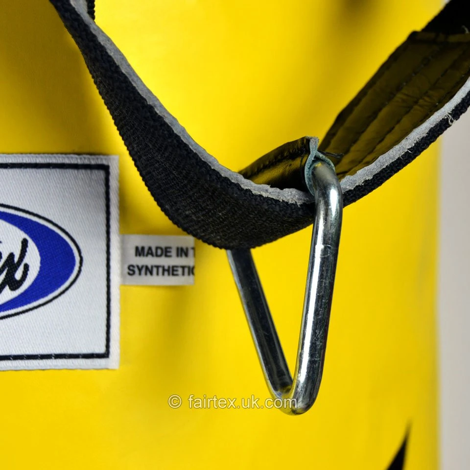 Fairtex 6ft Yellow Banana Kick Bag - Unfilled 8 Fairtex 6ft Yellow Banana Kick Bag - Unfilled - Image 6