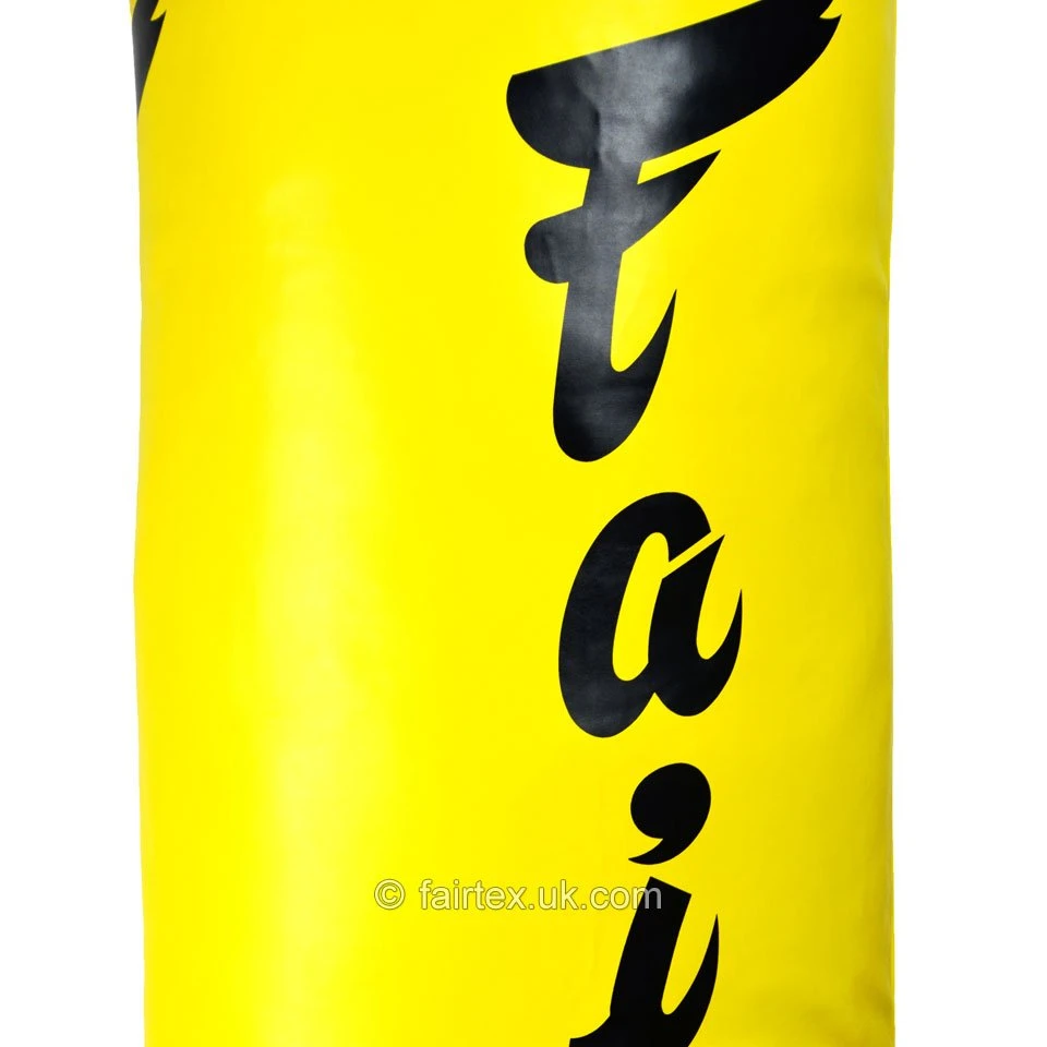 Fairtex 6ft Yellow Banana Kick Bag - Unfilled 4 Fairtex 6ft Yellow Banana Kick Bag - Unfilled - Image 2