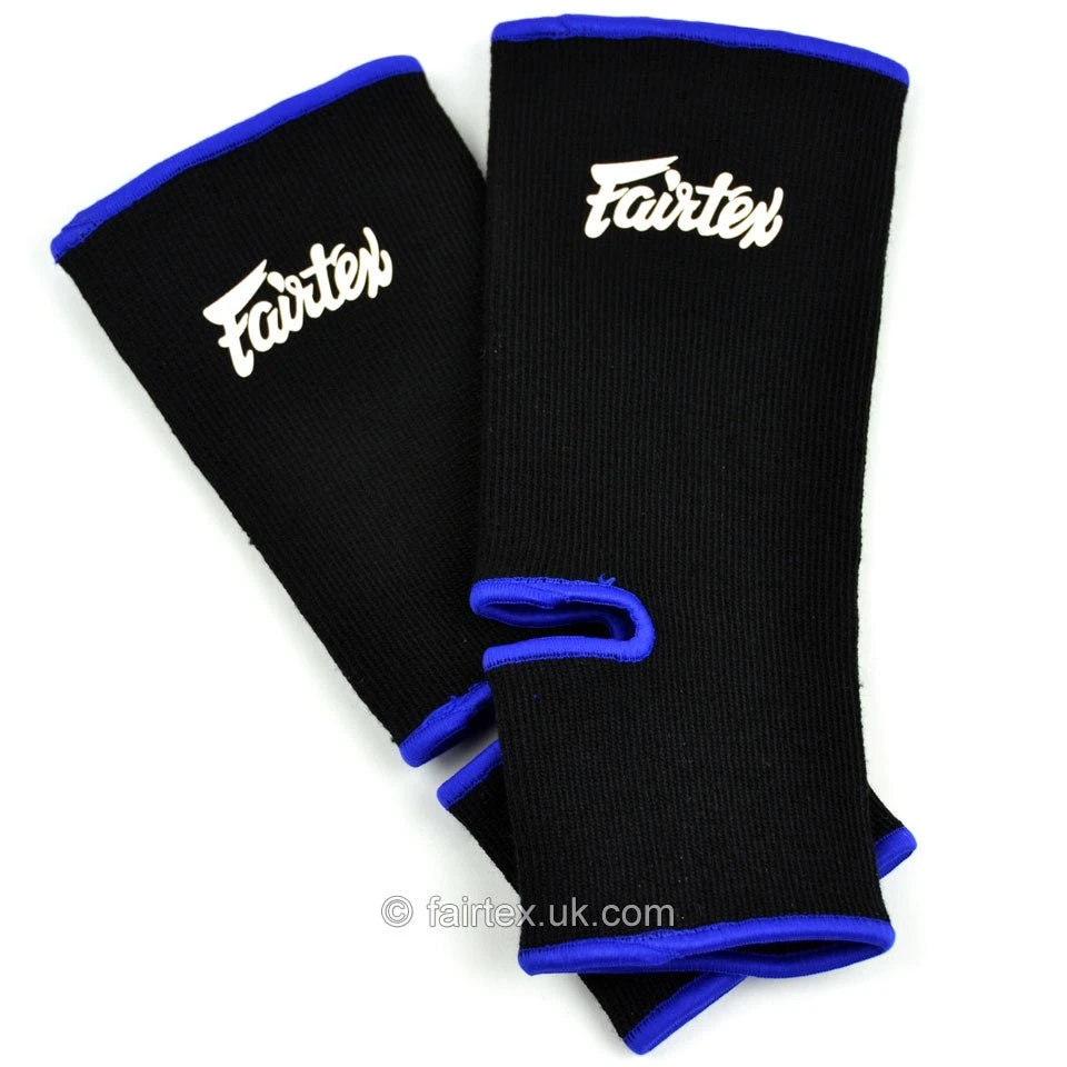 Fairtex AS1 Ankle Supports Black-Blue 3 Fairtex AS1 Ankle Supports Black-Blue