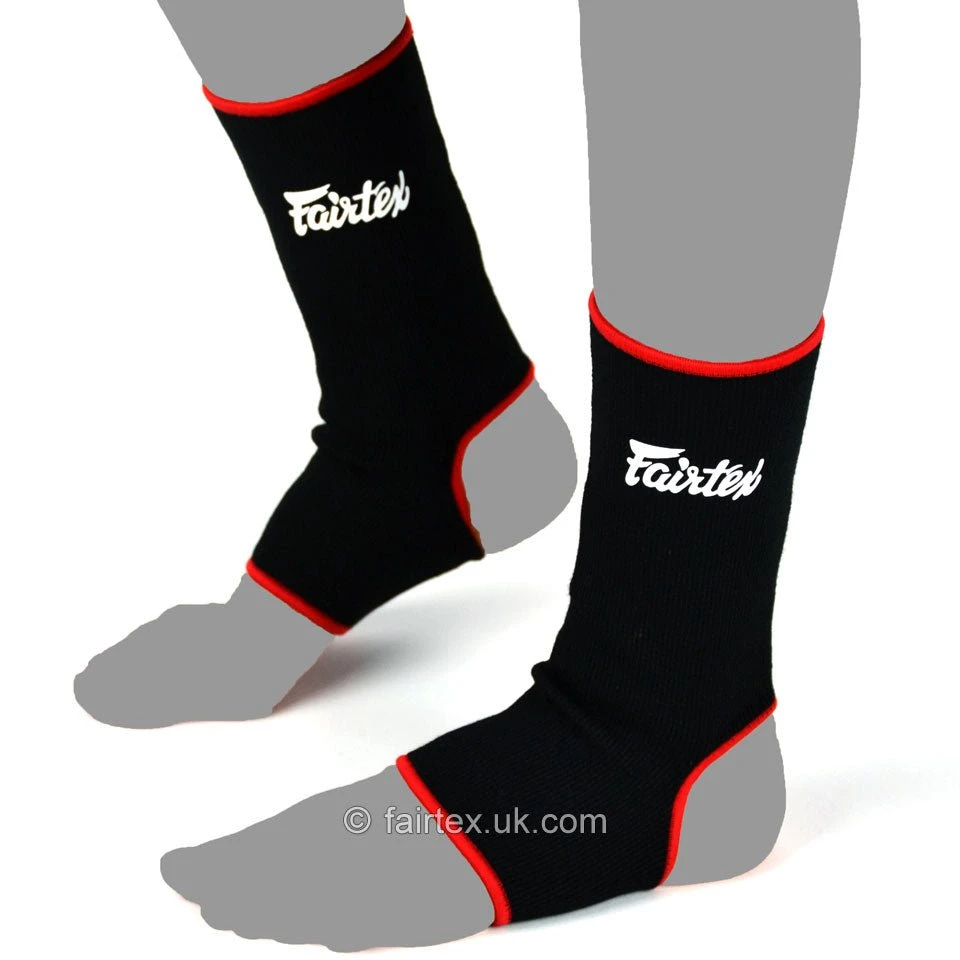 Fairtex AS1 Ankle Supports Black-Red 4 Fairtex AS1 Ankle Supports Black-Red - Image 2