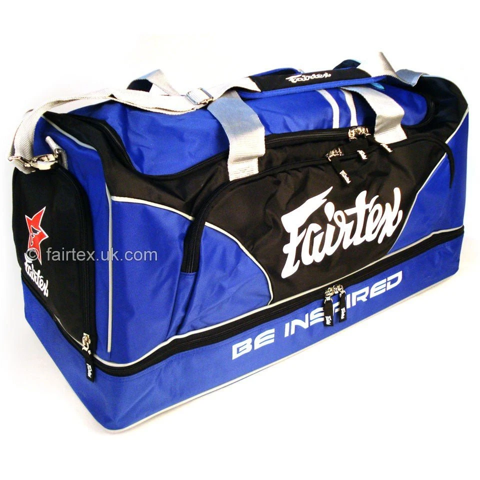 Fairtex BAG2 Blue Heavy Duty Gym Bag 3 Fairtex BAG2 Blue Heavy Duty Gym Bag