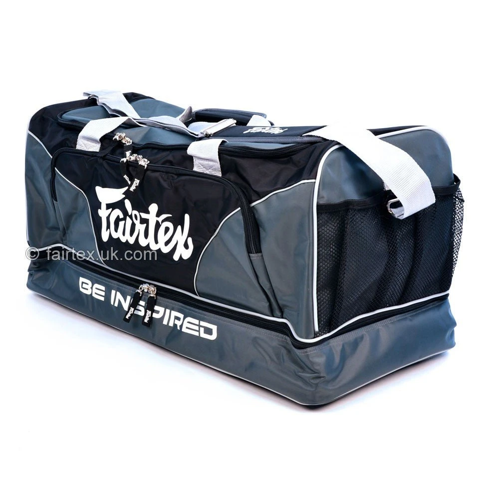 Fairtex BAG2 Grey Heavy Duty Gym Bag 4 Fairtex BAG2 Grey Heavy Duty Gym Bag - Image 2