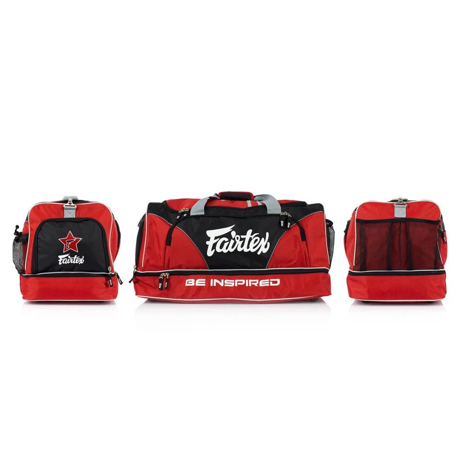 Fairtex BAG2 Red Heavy Duty Gym Bag 4 Fairtex BAG2 Red Heavy Duty Gym Bag - Image 2