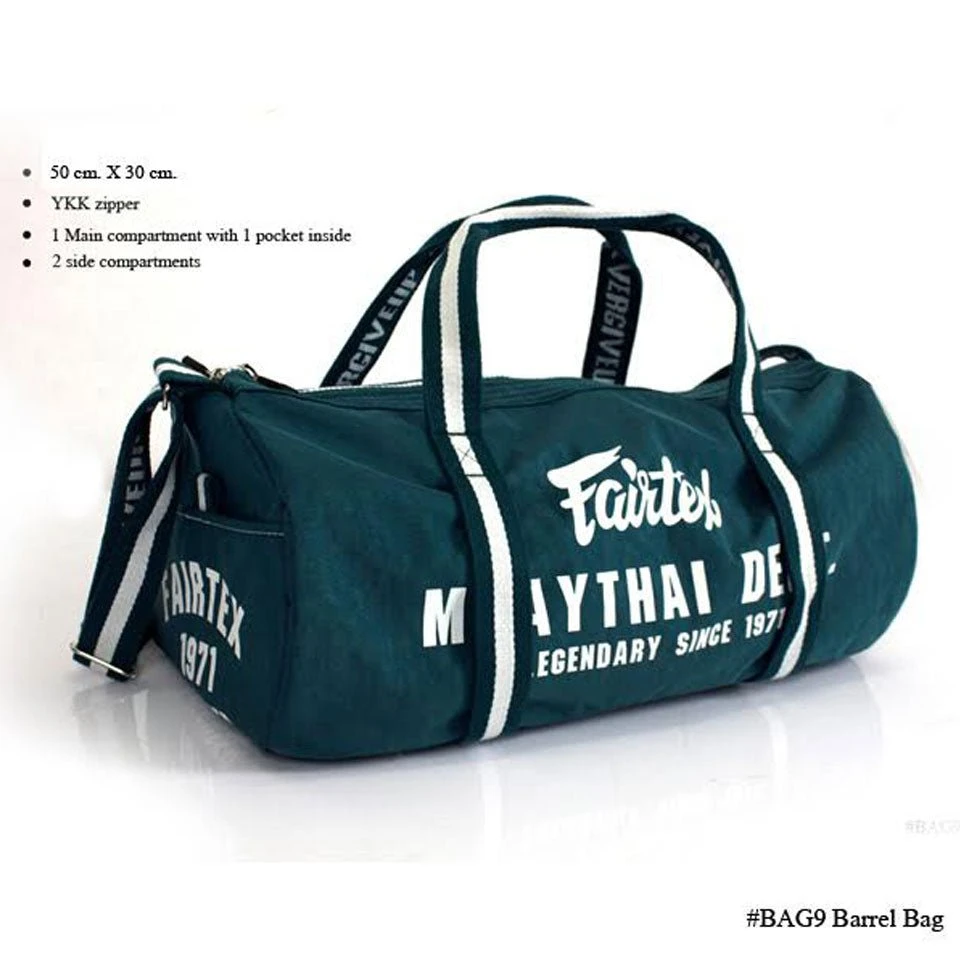 Fairtex BAG9 Retro Style Barrel Bag 3 Fairtex BAG9 Retro Style Barrel Bag