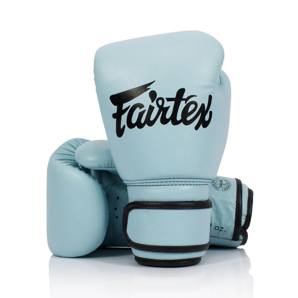 Fairtex BGV20 Boxing Gloves - Pastel Blue 3 Fairtex BGV20 Boxing Gloves - Pastel Blue