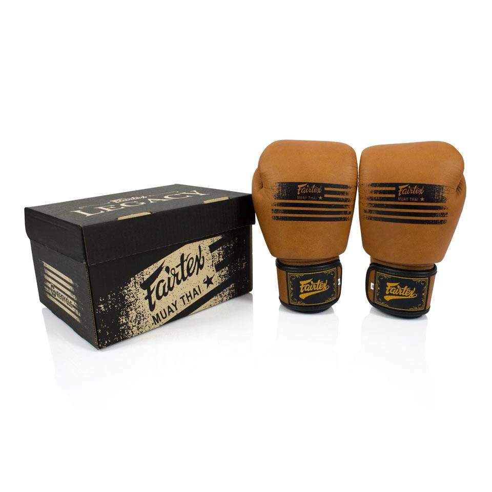 Fairtex BGV21 Legacy Boxing Gloves - Brown 5 Fairtex BGV21 Legacy Boxing Gloves - Brown - Image 3