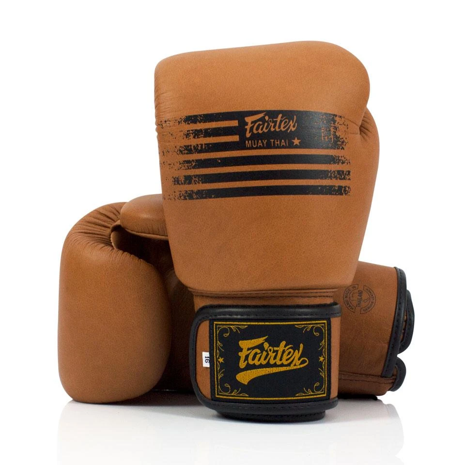 Fairtex BGV21 Legacy Boxing Gloves - Brown 3 Fairtex BGV21 Legacy Boxing Gloves - Brown