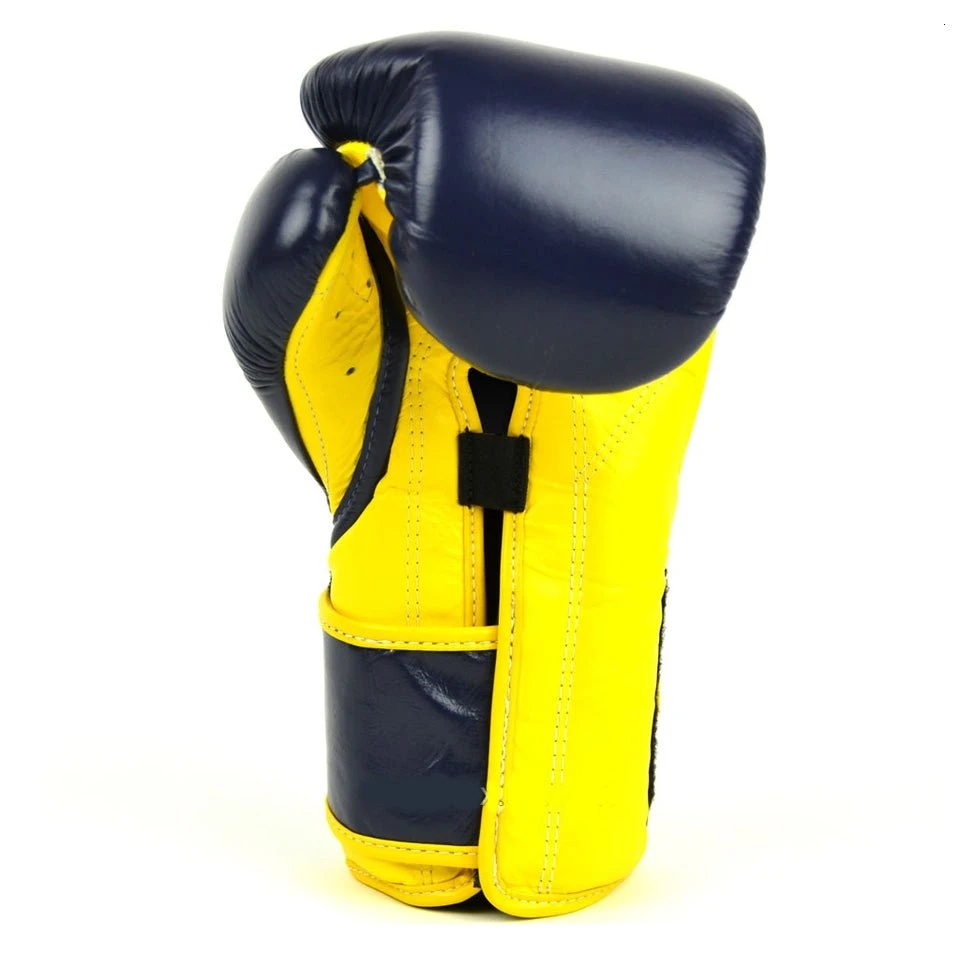 Fairtex BGV9 Mexican Style Boxing Gloves Blue-Yellow 5 Fairtex BGV9 Mexican Style Boxing Gloves Blue-Yellow - Image 3