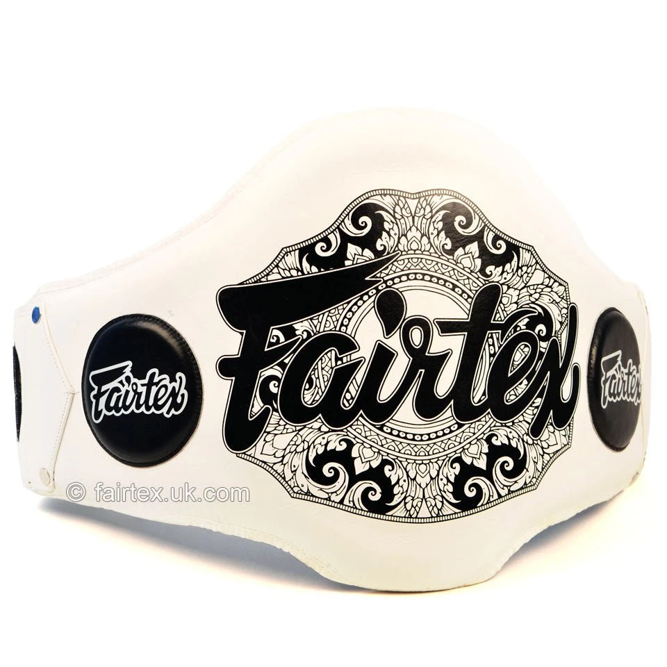 Fairtex BPV2 White Lightweight Belly Pad 3 Fairtex BPV2 White Lightweight Belly Pad