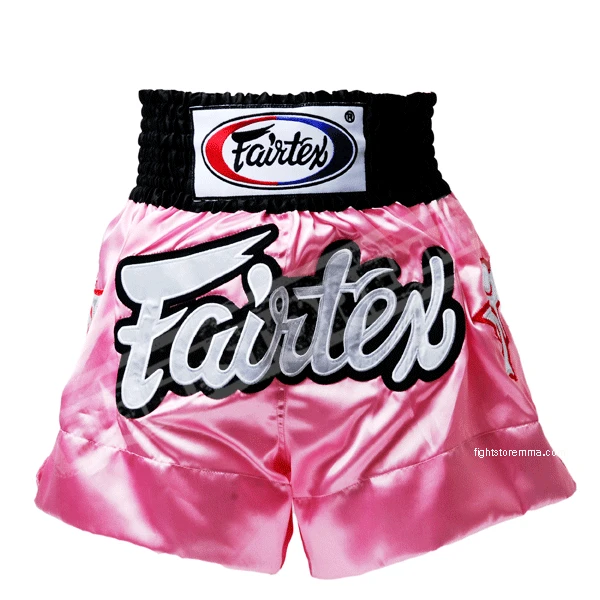 Fairtex BS0636 Thai Shorts Pink 3 Fairtex BS0636 Thai Shorts Pink