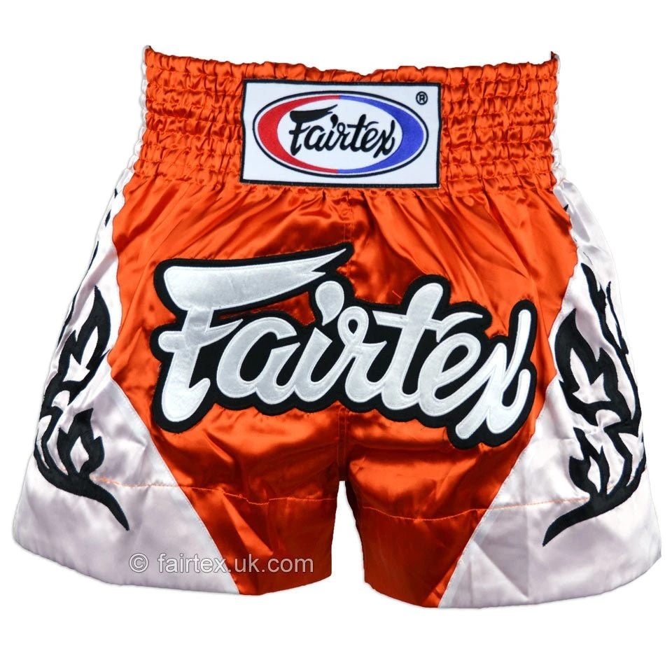 Fairtex BS0649 Tropical Orange Muaythai Shorts 3 Fairtex BS0649 Tropical Orange Muaythai Shorts