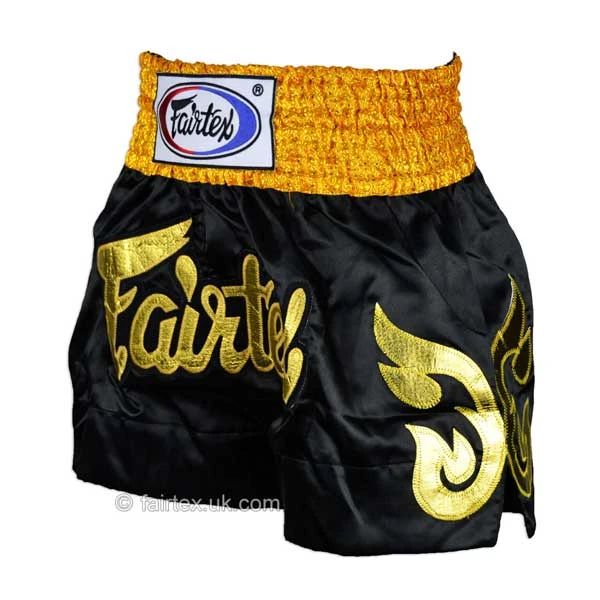 Fairtex BS0652 Golden Horn Muay Thai Shorts 5 Fairtex BS0652 Golden Horn Muay Thai Shorts - Image 3