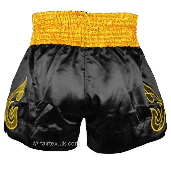 Fairtex BS0652 Golden Horn Muay Thai Shorts 4 Fairtex BS0652 Golden Horn Muay Thai Shorts - Image 2