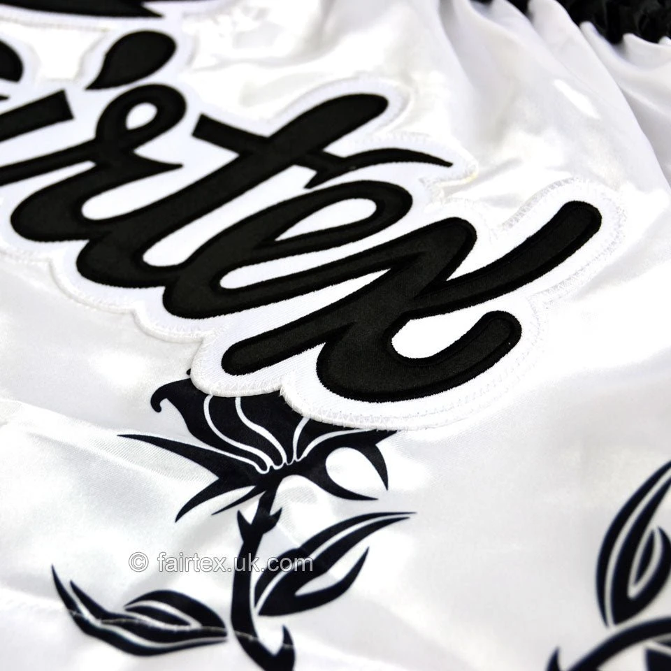 Fairtex BS0659 Black Roses Muay Thai Shorts 7 Fairtex BS0659 Black Roses Muay Thai Shorts - Image 5