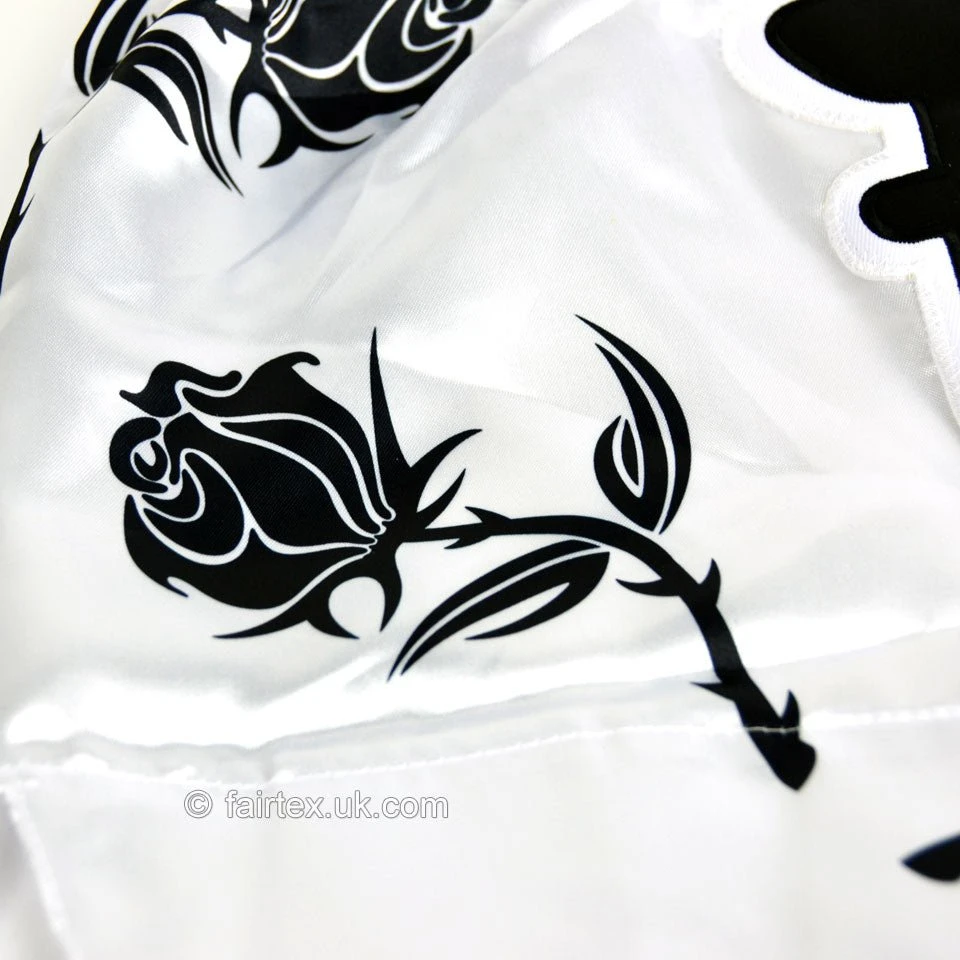 Fairtex BS0659 Black Roses Muay Thai Shorts 5 Fairtex BS0659 Black Roses Muay Thai Shorts - Image 3