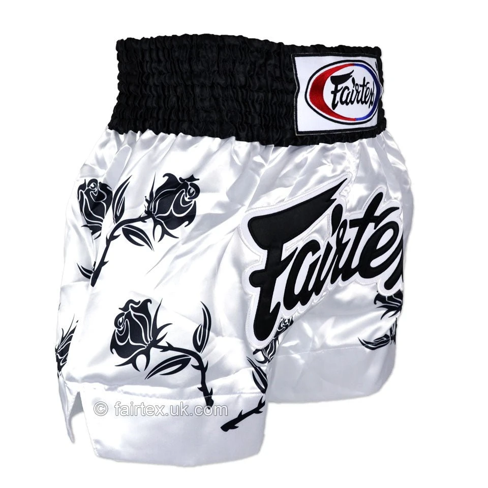 Fairtex BS0659 Black Roses Muay Thai Shorts 6 Fairtex BS0659 Black Roses Muay Thai Shorts - Image 4
